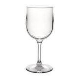 Nerozbitný plastový pohár na víno Tulip 300ml, transparentný