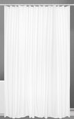 Sprchový záves 6477 PES s krúžkami 180 x 200 cm biely