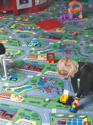 Detský koberec City Life, 95 x 200 cm