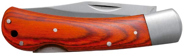 Zatvárací nôž s drevenou črienkou