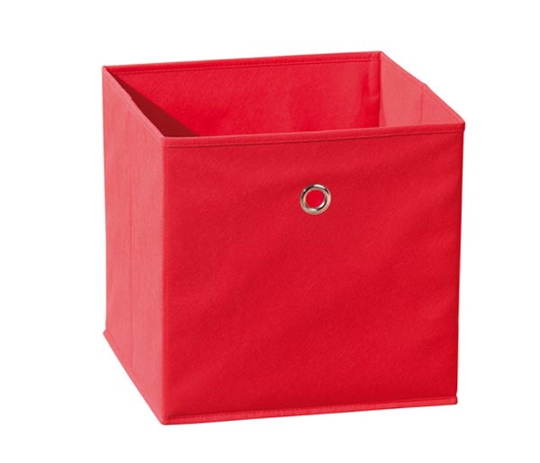 Winny - textilný box, červený