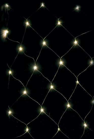 Vianočné osvetlenie sieť 1 x 2 m-160 LED teplá biela+5 m prívodný kábel