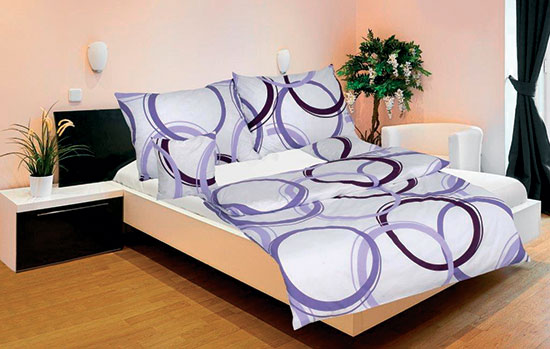 Krepová posteľná bielizeň Karoline 03, 140 x 200 cm, 70 x 90 cm
