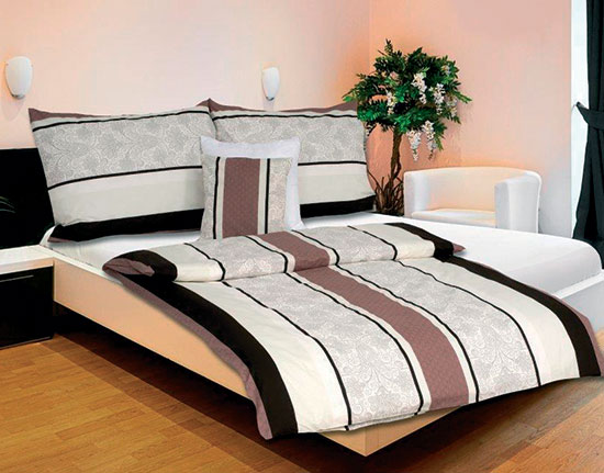 Krepová posteľná bielizeň Karoline 15, 140 x 200 cm, 70 x 90 cm
