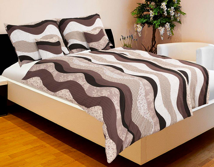 Krepová posteľná bielizeň 049, 140 x 200 cm, 70 x 90 cm, Karoline