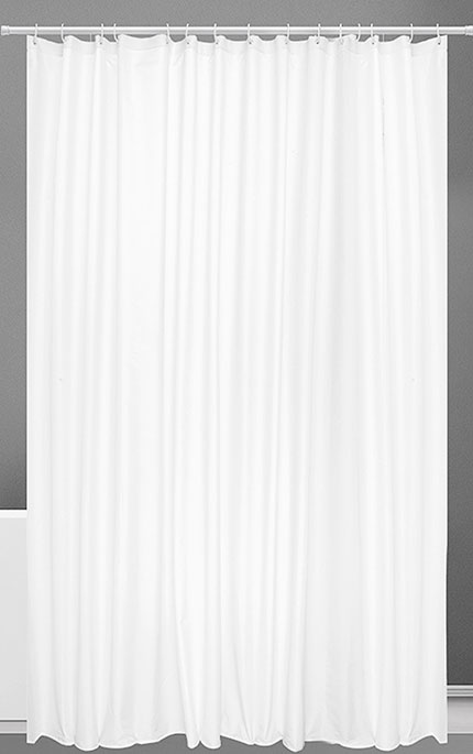 Sprchový záves 6476 PEVA s krúžkami 120 x 200 cm biely