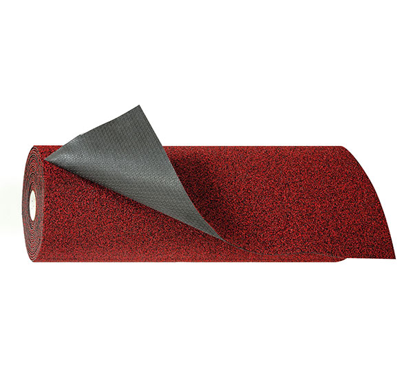 Záťažový vonkajší koberec Outdoor s protišmykovou plochou šírka 1m, červená