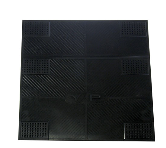 Gumová antivibračná podložka pod práčku 6596 60 x 60 x 0,4 cm, čierna