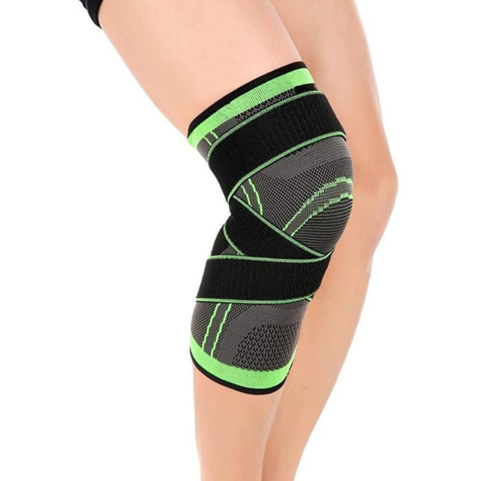 Športová sťahovacia bandáž na koleno XL