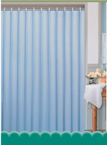 Kúpeľňový záves PVC 180 x 180 cm, modrá