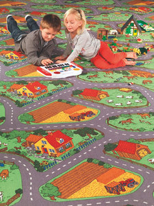 Detský koberec Farma 95 x 200 cm