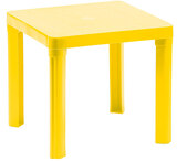 Detský plastový stolček Adodo 5004, 46 x 46 x 42 cm, žltý