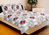 Krepová posteľná bielizeň 056, 140 x 200 cm, 70 x 90 cm, Karoline