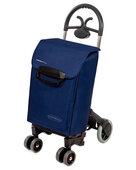 Bezpečná nákupná taška na kolieskach pre seniorov Forza 6, modrá