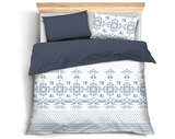 Saténové posteľné obliečky Majolica 6710 100% bavlna 70 x 90, 140 x 200 cm