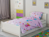 Detské obliečky do veľkej postele Hello Kitty - bavlna 1 + 1, 70 x 90 cm, 140 x 200 cm