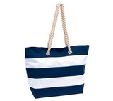 Dámska plážová taška cez rameno Pruhy 47 x 34 x 17 cm, modrá