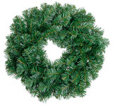 Vianočný veniec z umelého ihličia 45 cm, zelená