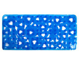 Protišmyková podložka do vane Srdce 36 x 72 cm, modrá