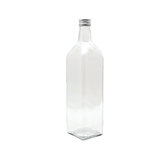 Hranatá sklenená fľaša so skrutkovacím uzáverom 1,0 L / Marasca