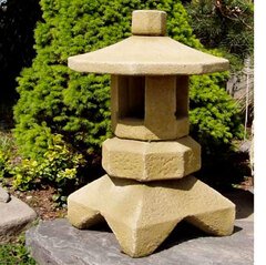Japonská lampa kamenná LIII, umelý kameň 30 x 53 cm