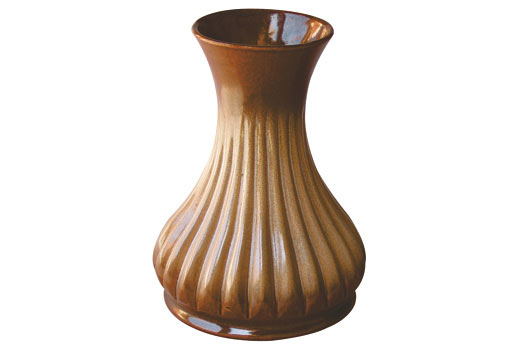 Kameninová váza veľká, hnedá
