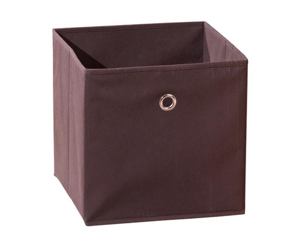 Winny - textilný box, hnedý